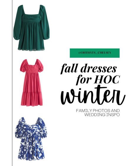 Fall is tough as a HOC winter, so I grabbed a few dresses to try for fall family photos or fall weddings as a winter  

#LTKHoliday #LTKwedding #LTKSeasonal