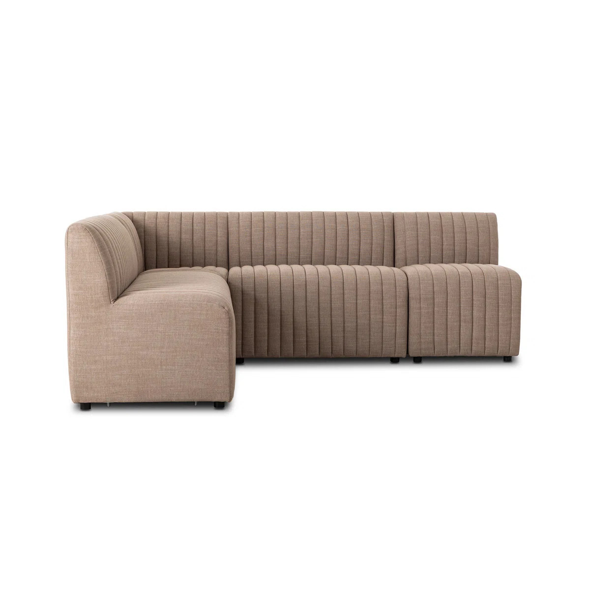 Camille Dining Banquette L Shape 91.5"-Crypton Nomad Taupe | Wayfair North America