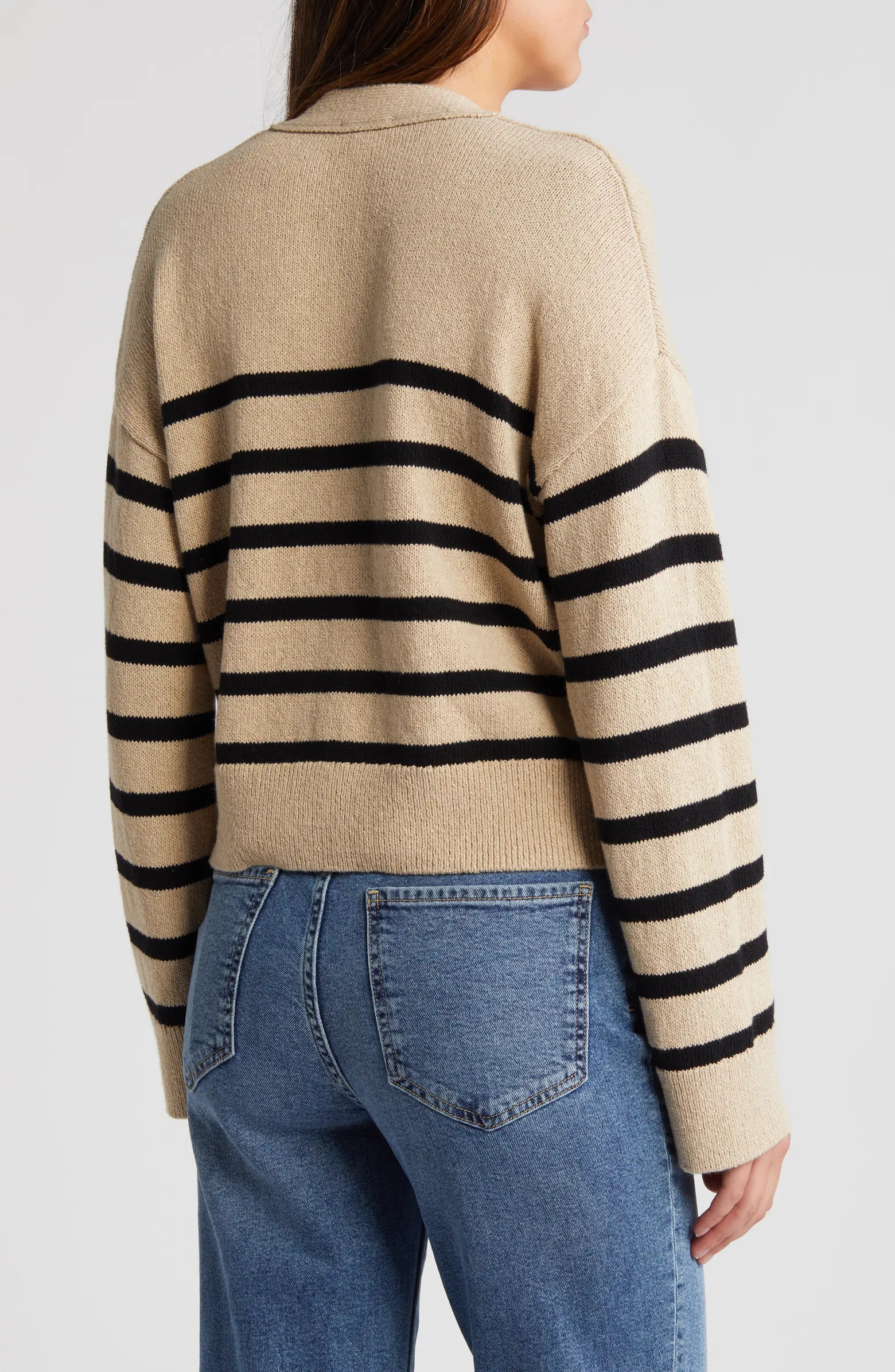 Rails Geneva Stripe Cotton Blend Cardigan | Nordstrom | Nordstrom