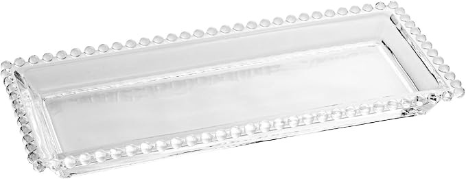 WOLFF - Travessa de Cristal 30cm x 13cm x 3cm - Transparente - Linha Pearl | Amazon (BR)