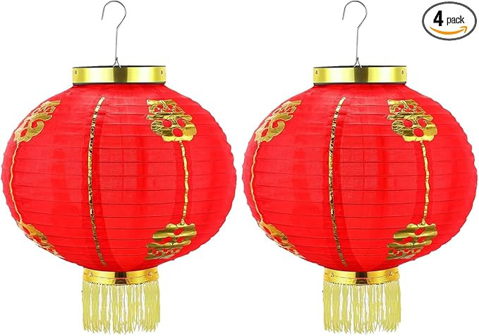 Lunar New Year Decorations Chinese Lanterns Red Lanterns Hanging Decorations for Chinese New Year... | Amazon (US)