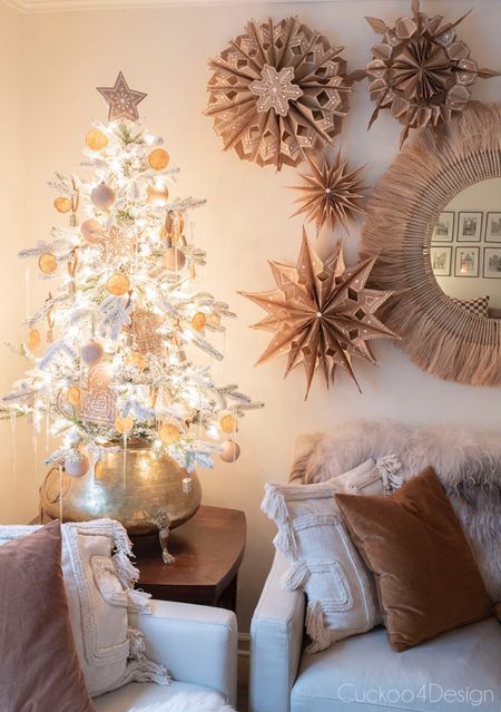 Loving this year’s Christmas decor and color palette. Gingerbread cookies for the win #christmastree #snowflakes

#LTKSeasonal #LTKhome #LTKHoliday