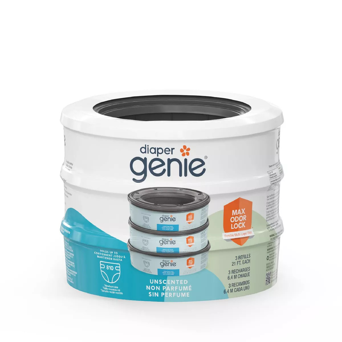 Diaper Genie Diaper Disposal Pail System Refill - 3pk | Target