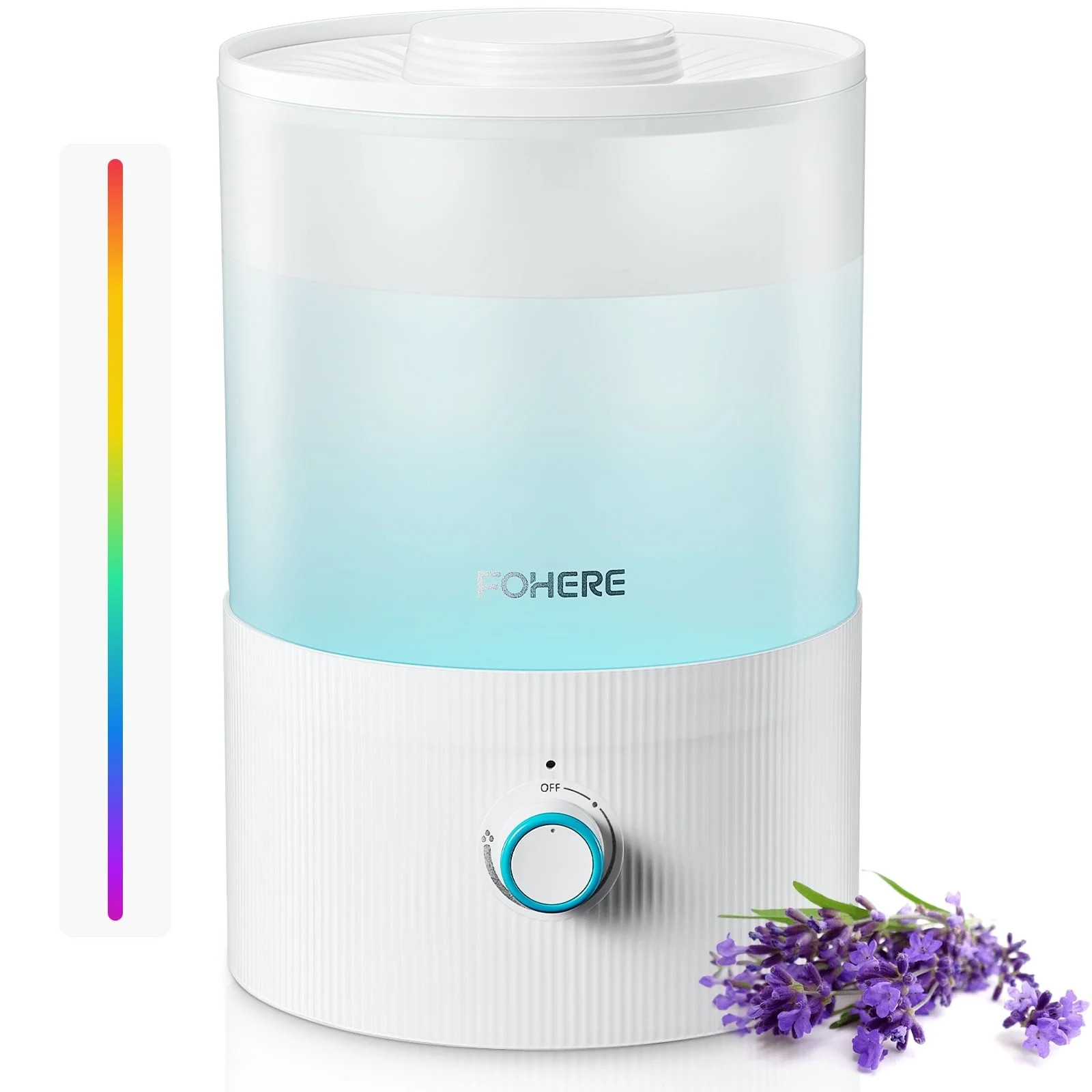 FOHERE Humidifiers for Bedroom, 3.2L Top Fill Cool Mist Ultrasonic Humidifier for Baby Rooms and ... | Walmart (US)