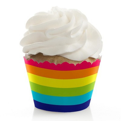 Big Dot of Happiness Love is Love - Pride - Rainbow Party Decorations - Party Cupcake Wrappers - Set of 12 | Target