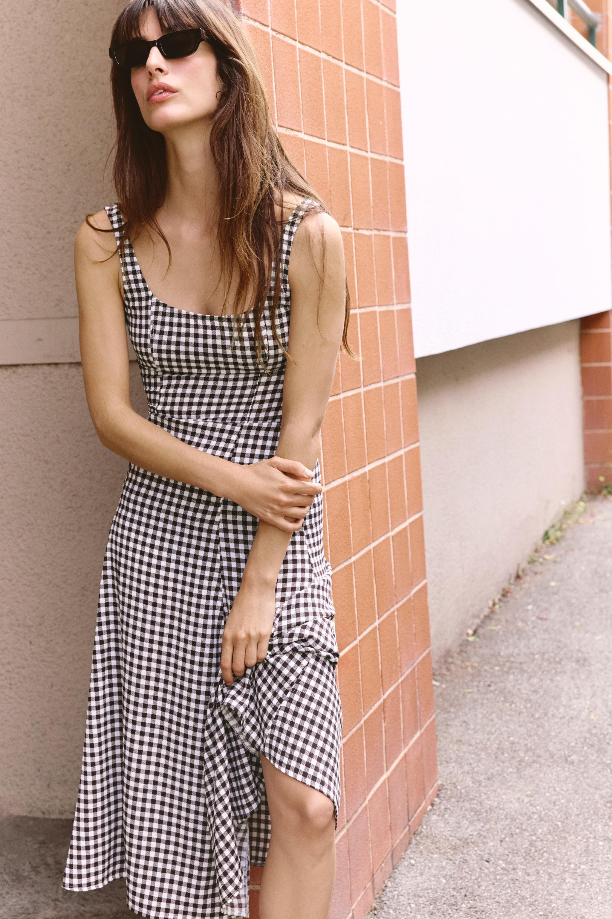 GINGHAM DRESS | Zara US