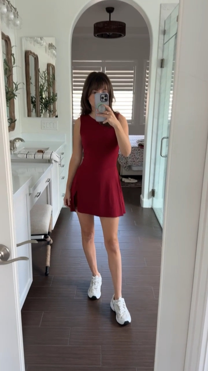 Petite-friendly active dress that doubles as a mom uniform 🙌 I’m 5’2” and this one hits just right—not too long, not too short. Perfect for school drop-off, errands, or sneaking in a quick workout while still looking put together. Linking this exact dress plus budget + splurge options because once you try one, you’ll want it in every color.

Dress XS 
so comfy 

#LTKActive #LTKStyleTip #LTKSeasonal