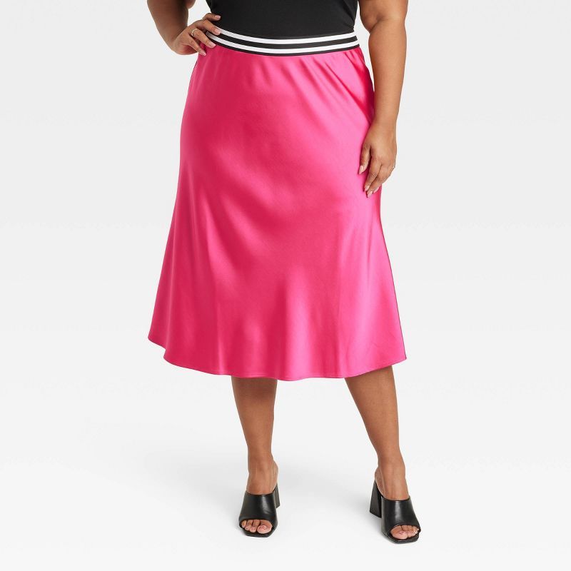 Women's Satin Skirt - Ava & Viv™ | Target