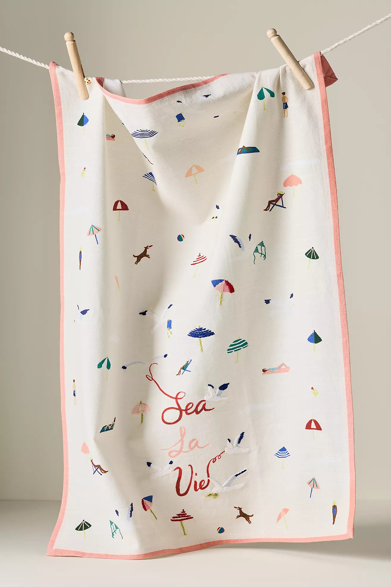 Sea La Vie Dish Towel | Anthropologie (US)