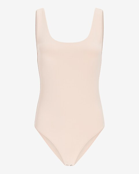 Body Contour Scoop Neck Thong Bodysuit | Express