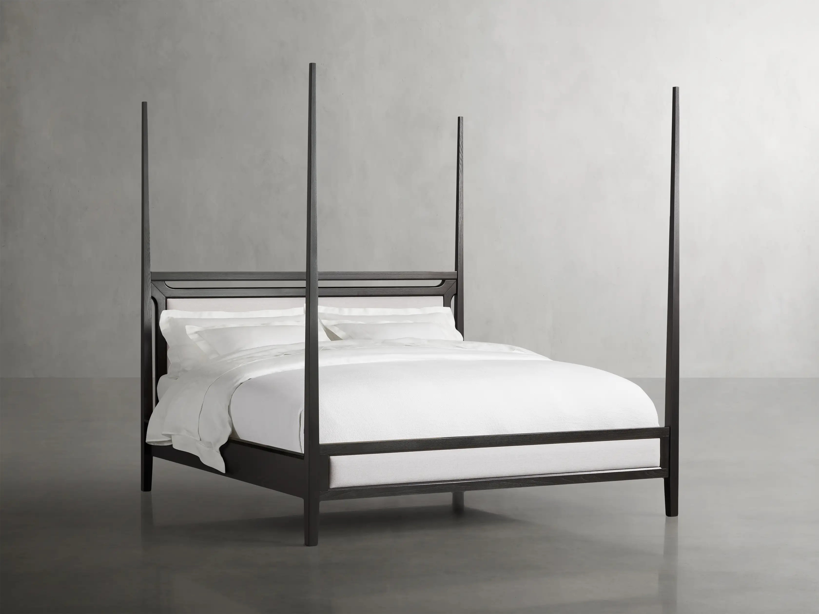 Brock Upholstered Poster Bed | Arhaus
