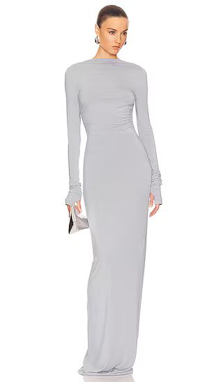 Jersey Backless Maxi Dress in Dove Grey Maxi Dress | Fall Fashion 2024 | Fall Wedding Guest | Revolve Clothing (Global)