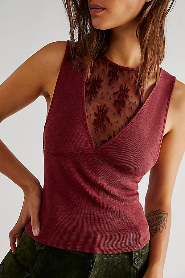 Percy Top by Free People, Cowboy, L | Free People (Global - UK&FR Excluded)
