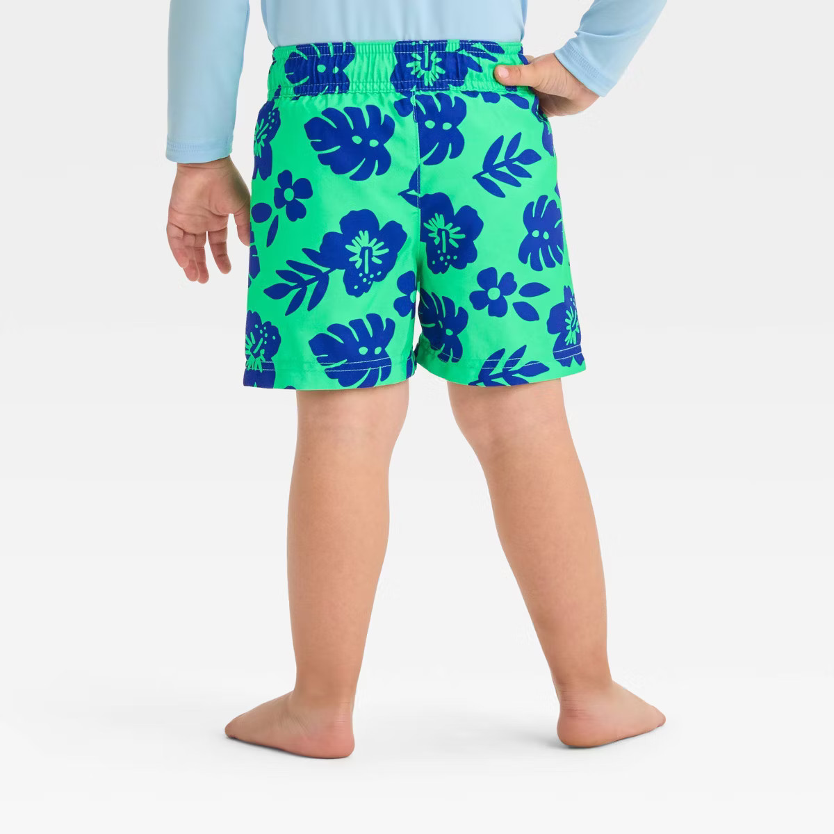 Toddler Boys' Hibiscus Floral Swim Shorts - Cat & Jack™ | Target