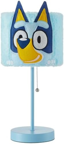 Idea Nuova Bluey Figural Table Lamp with Soft Plush Shade, Kids Bedroom & Nursery Night Light,Cut... | Amazon (US)