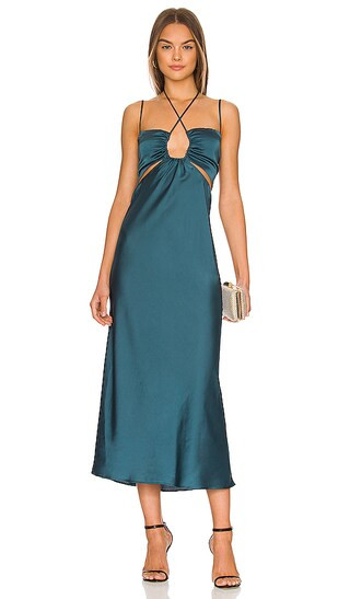 Codie Cut Out Dress in Jade | Revolve Clothing (Global)