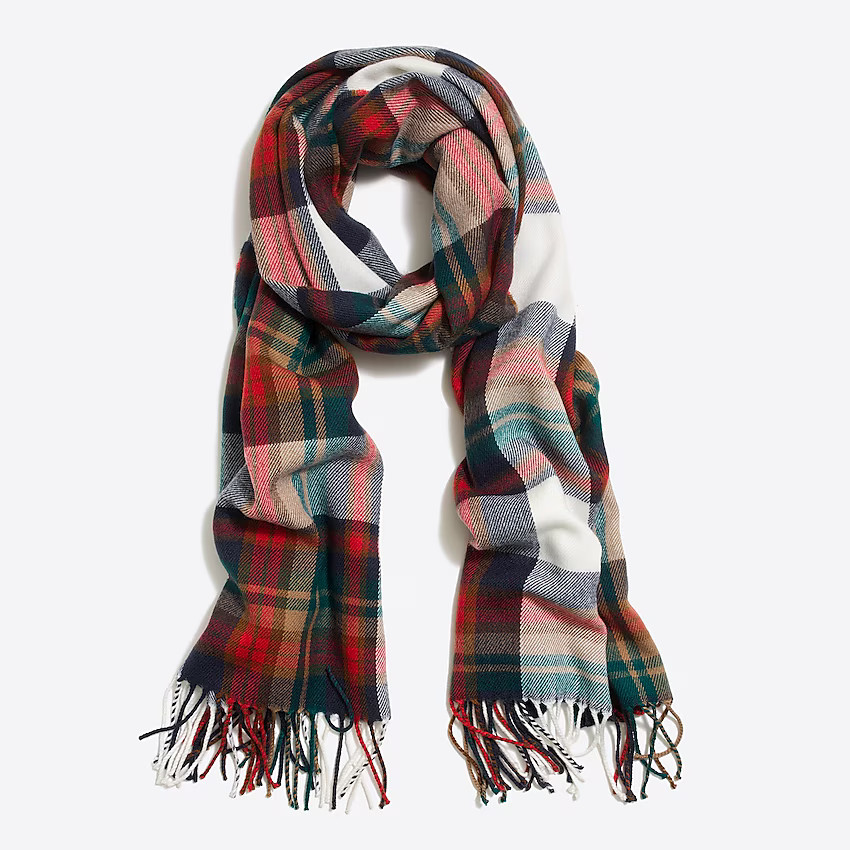 Classic plaid scarf | J.Crew Factory