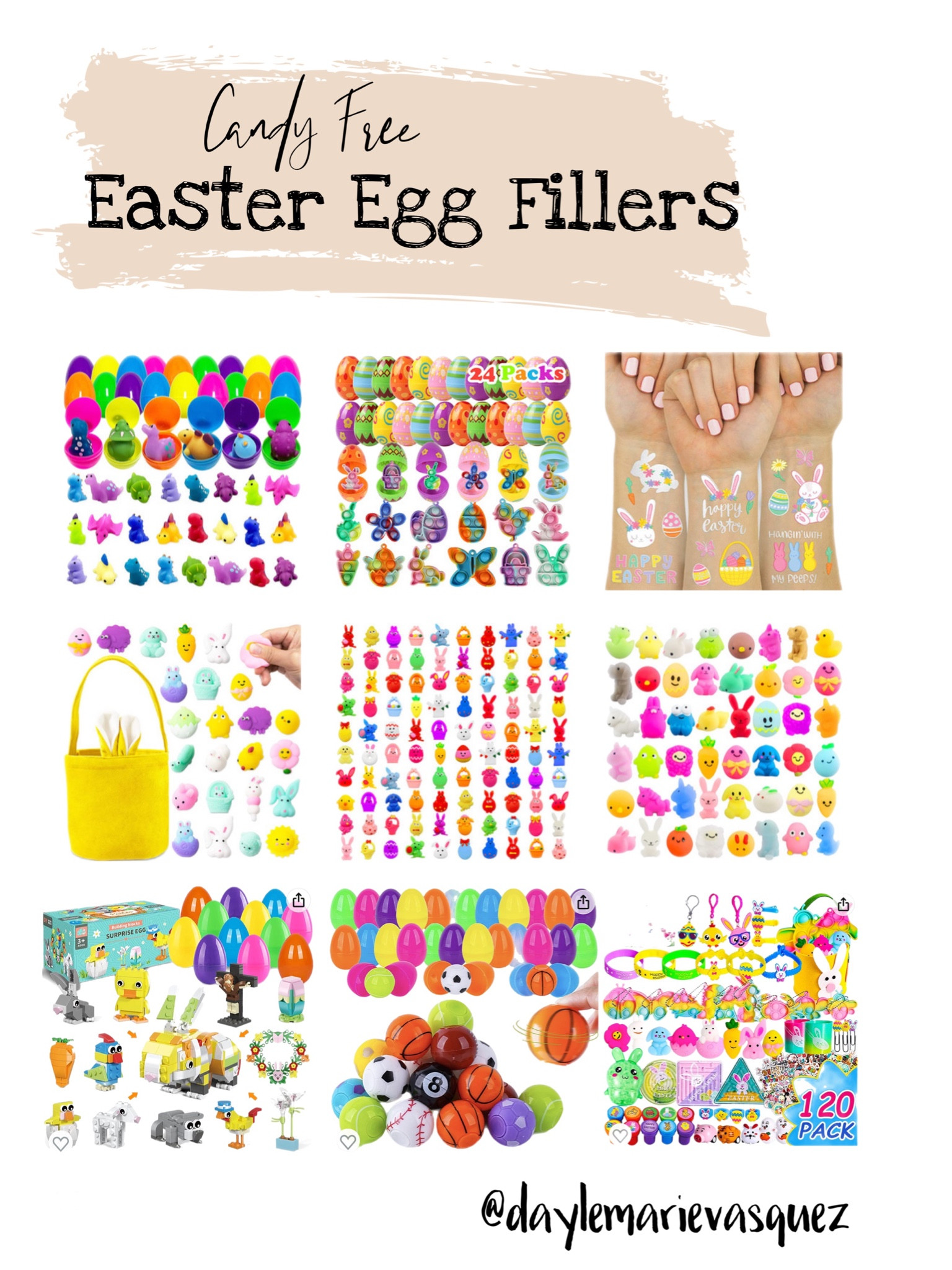 Candy Free Easter Eggs ✨ 
#easter #eastereggs #easterbasket #spring #eggfillers 

#LTKSeasonal #LTKFind #LTKkids