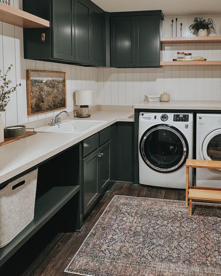 Laundry Room design at its finest. From space planning to decor, this entire space was thoughtfully designed! 


#LTKstyletip #LTKhome #LTKFind