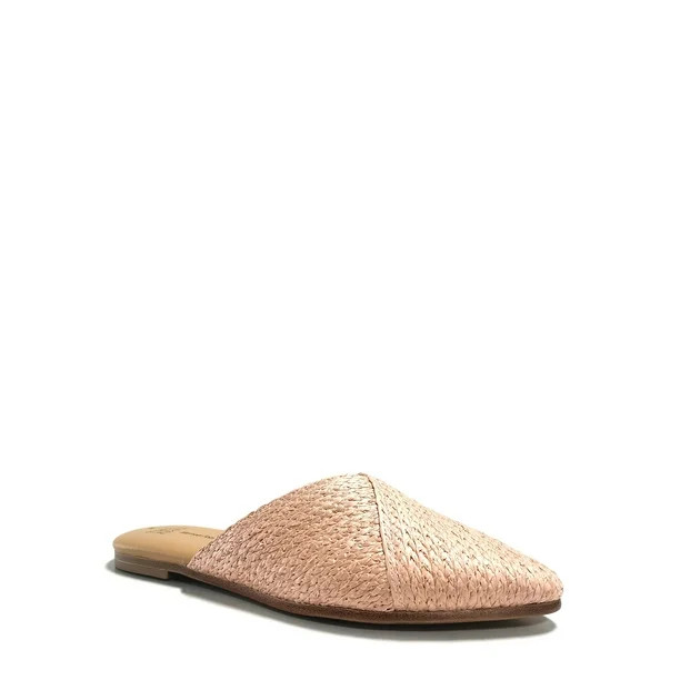 Time and Tru Women's Rafia Mule | Walmart (US)