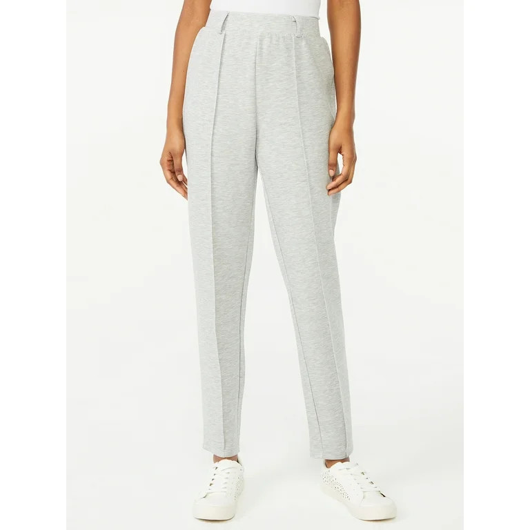 Scoop Women's Pintuck Tie Front Track Pants | Walmart (US)