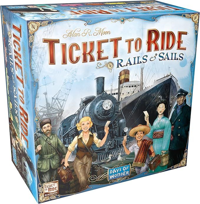 Ticket to Ride : Rails & Sails - A Board Game by Days of Wonder | 2-5 Players - Board Games for F... | Amazon (CA)