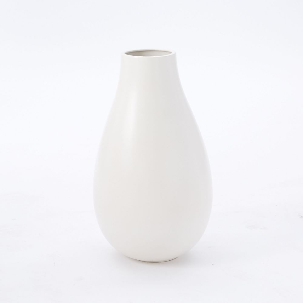 Pure White Ceramic Vases | West Elm (US)