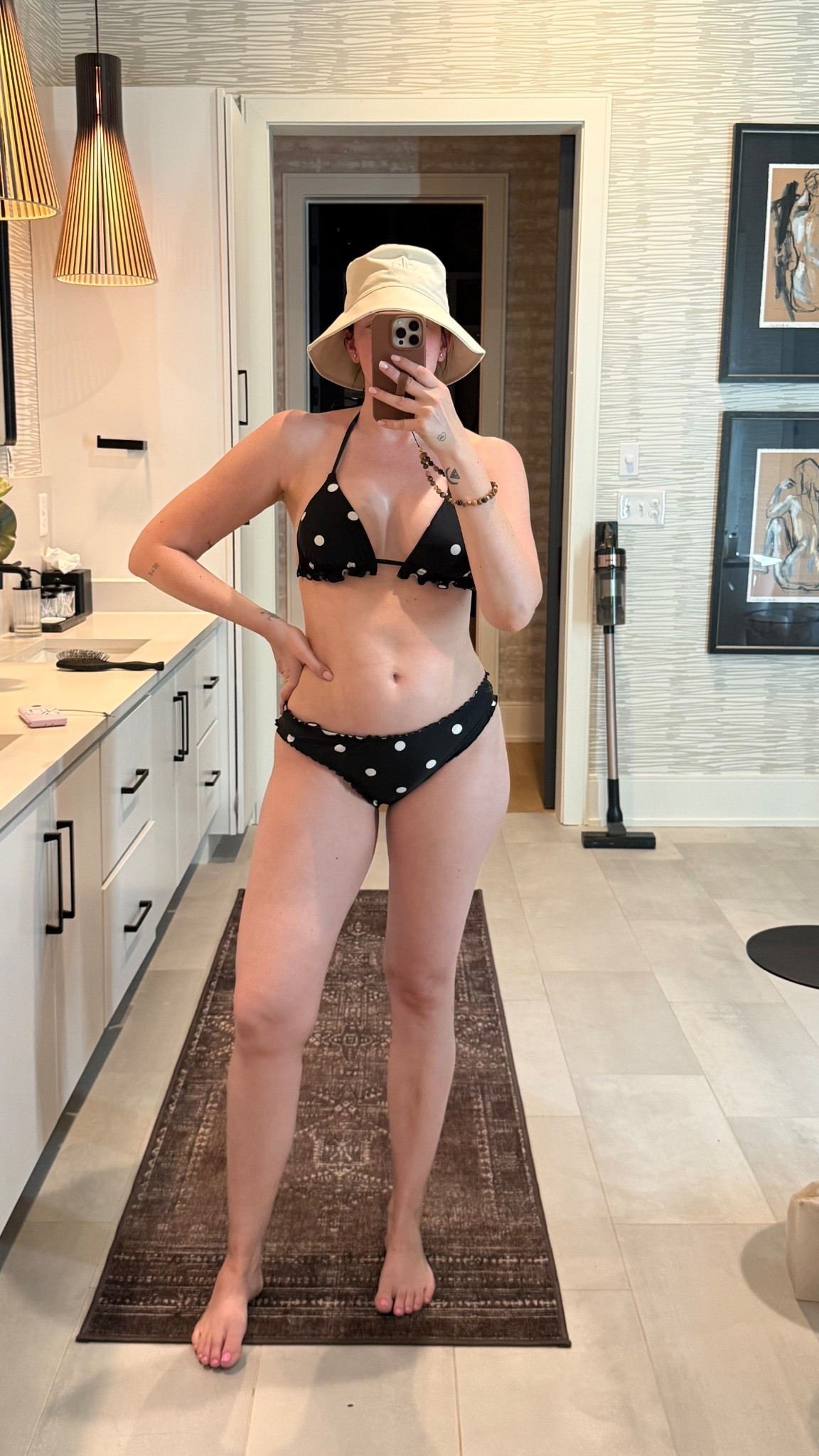 First tanning session of Spring! It was short lived with toddlers around🤣 wearing M in both swim pieces 

#LTKselfcare #LTKFestival #LTKSwim