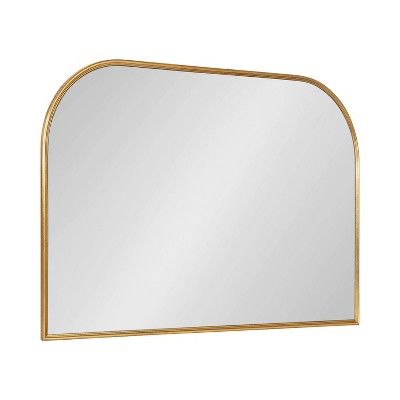 36" x 24" Caskill Framed Arch Wall Mirror Gold - Kate & Laurel All Things Decor | Target