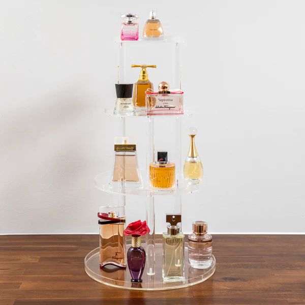 4 Tier Round Perfume Tray | Calen Love