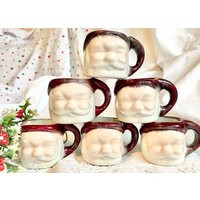 Handmade Miniature Santa Mugs - Each One Sold Individually | Etsy (US)