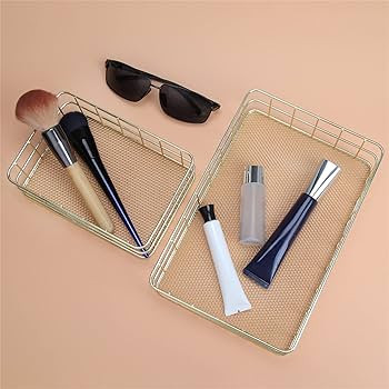 SAVEFORHO Wire Baskets, Wire Mesh Organizer Basket, Desk Drawer Countertop Freezer Storage Organi... | Amazon (US)