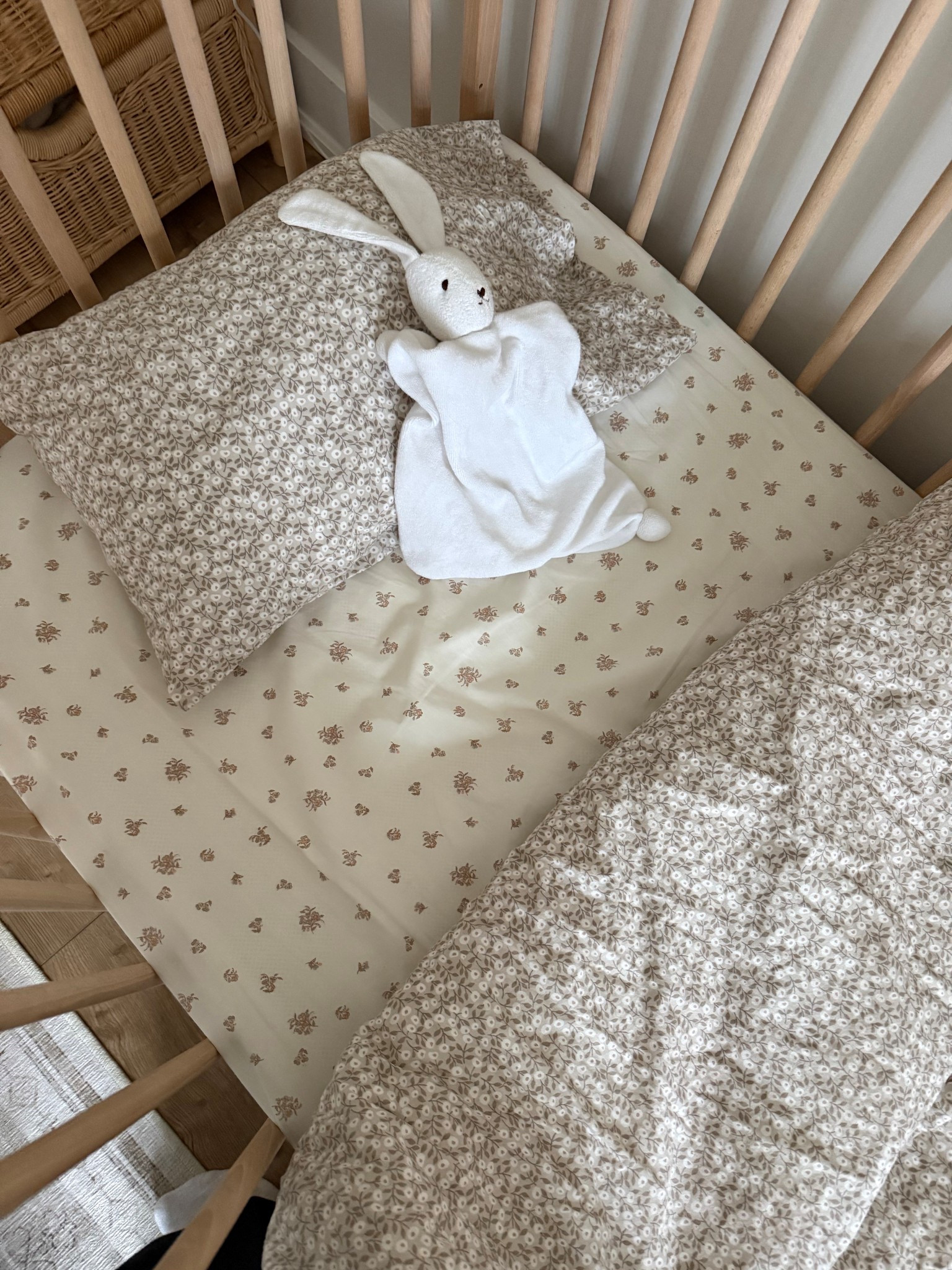 Cutest floral crib bedding 🌸☁️

#LTKHome #LTKKids #LTKBaby