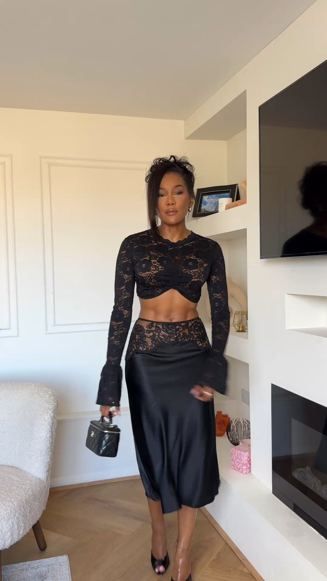 Dinner outfit. Black outfit, datenight outfit, PLT, Zara, FWRD, revolve, mango, H&M, new look, ASOS, bershka, COS, Chanel, Christian Louboutin, Ralph Lauren,

#LTKFashionMonth #LTKdatenight #LTKstyletip