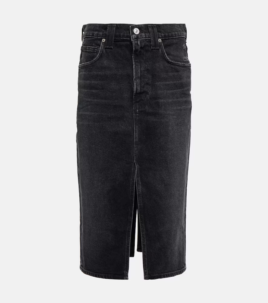 Bea denim midi skirt | Mytheresa (US/CA)