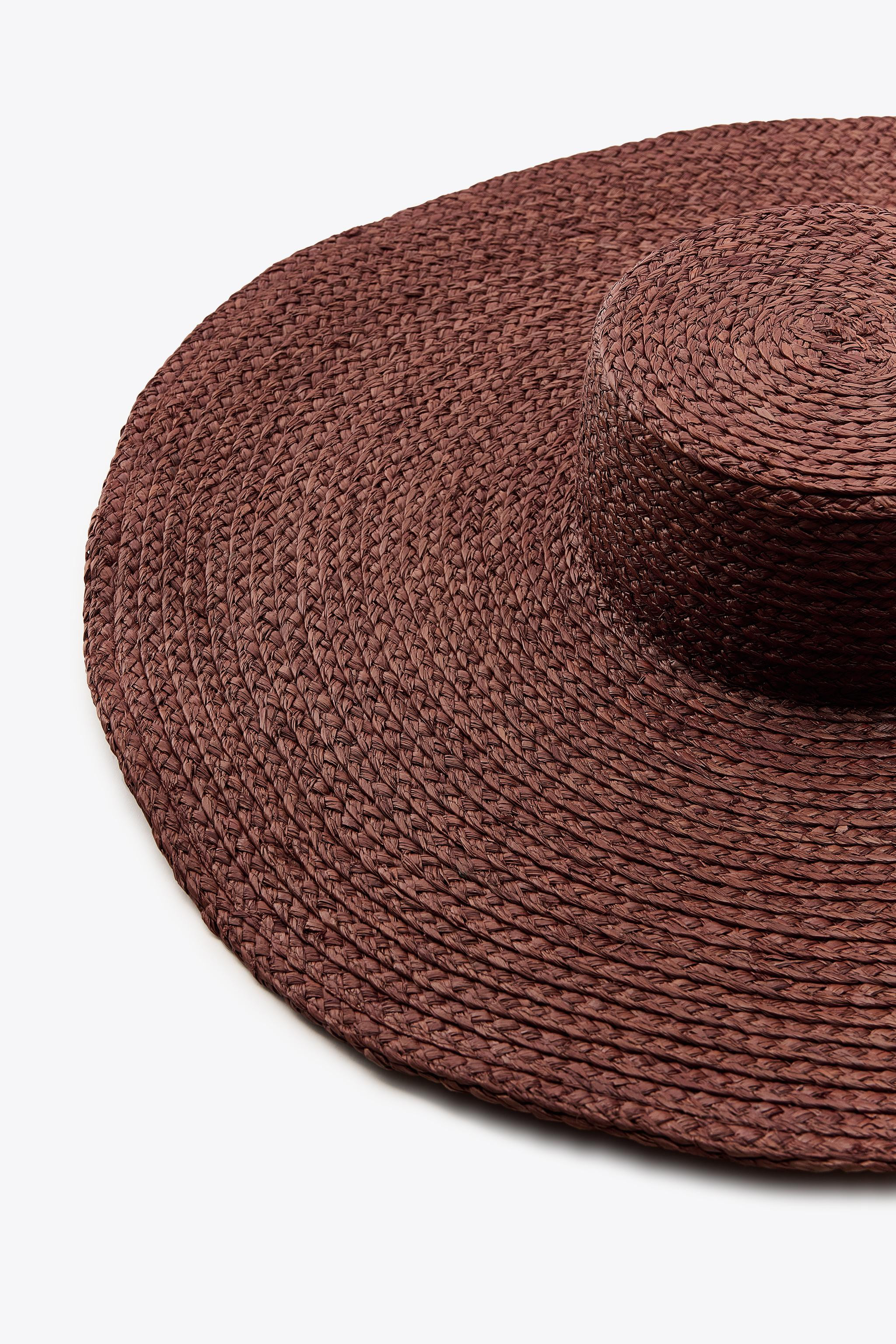 RAFFIA PICTURE HAT | Zara US