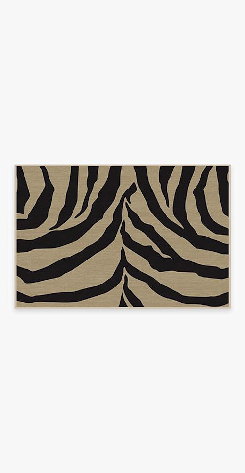 Zebra Gold Rug | Ruggable