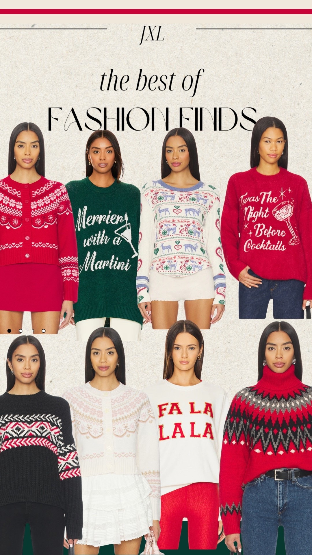 Christmas and holiday sweaters from revolve 

#LTKGiftGuide #LTKFindsUnder100 #LTKFindsUnder50
