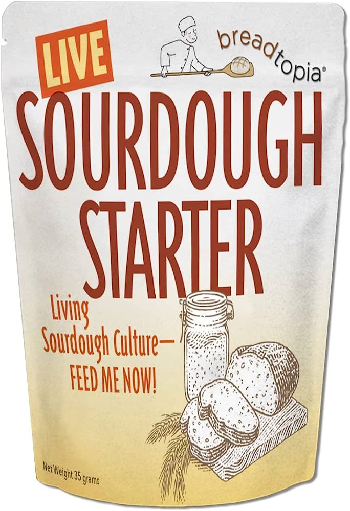 Breadtopia Sourdough Starter Live | Non-GMO, Heirloom, & Organic | Our Sour Dough Starter is Acti... | Amazon (US)