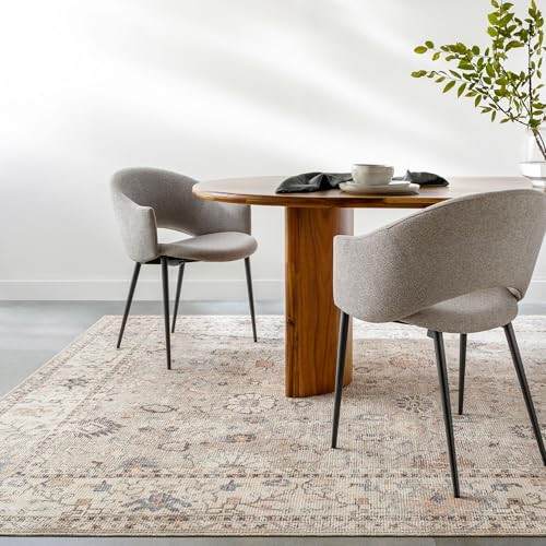 Livabliss x Becki Owens Davina Damask Area Rug , 7'10" x 10', Khaki | Amazon (US)