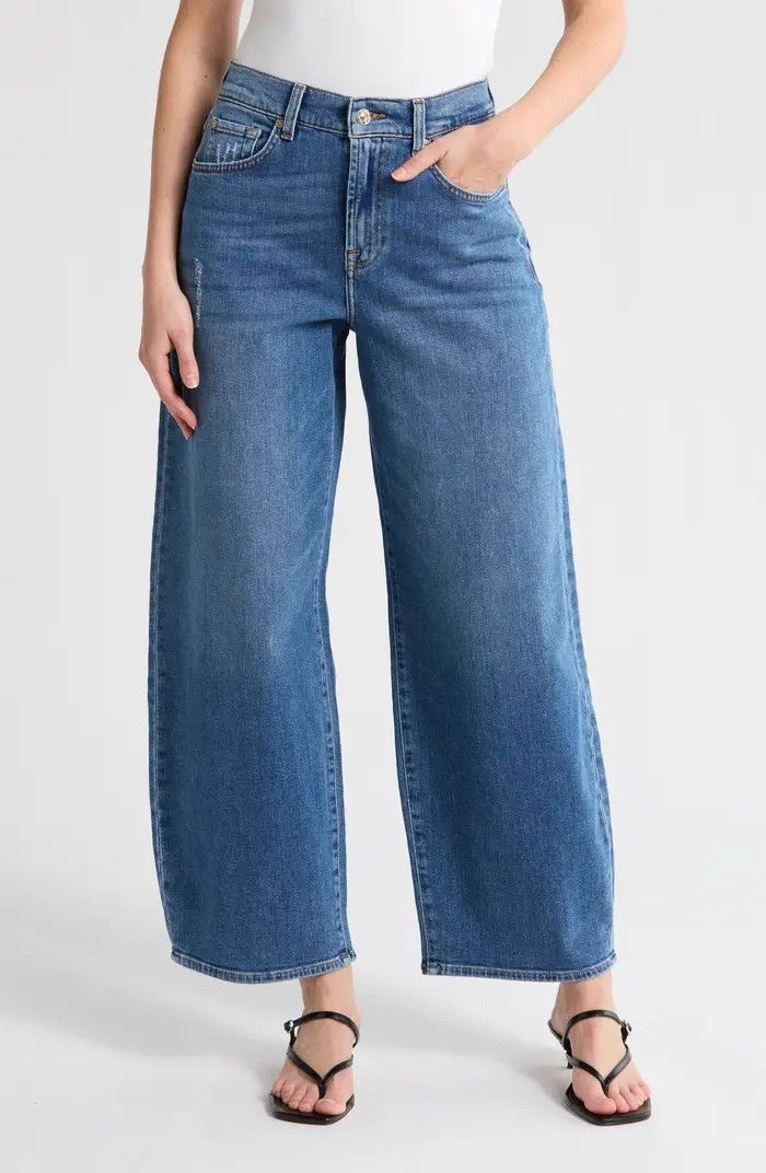 7 For All Mankind Bonnie Curvilinear Barrel Leg Jeans | Nordstromrack | Nordstrom Rack