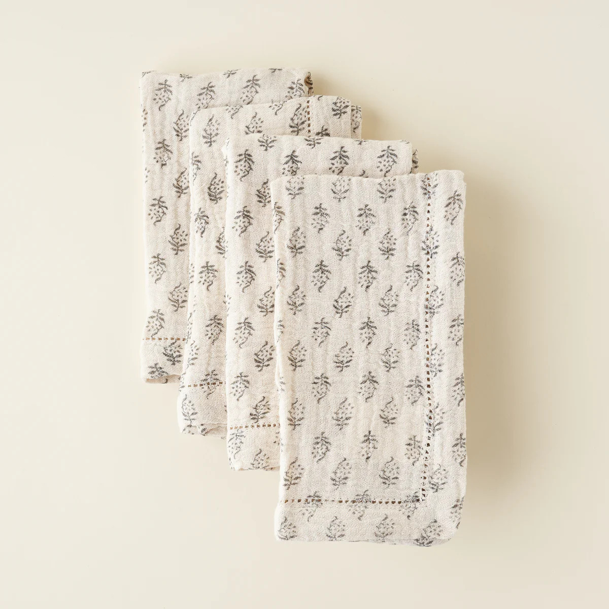 Floral Cotton Napkin Set | Kate Marker Home