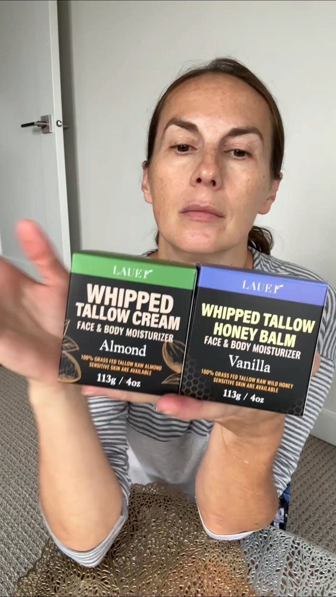 Whipped 100% organic beef tallow cream
For face and body-vanilla +honey and almond oil.  #ltkskincare

#LTKOver40 #LTKBeauty
