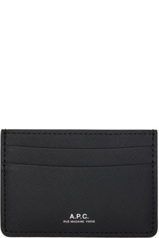 A.P.C. - Black André Card Holder | SSENSE