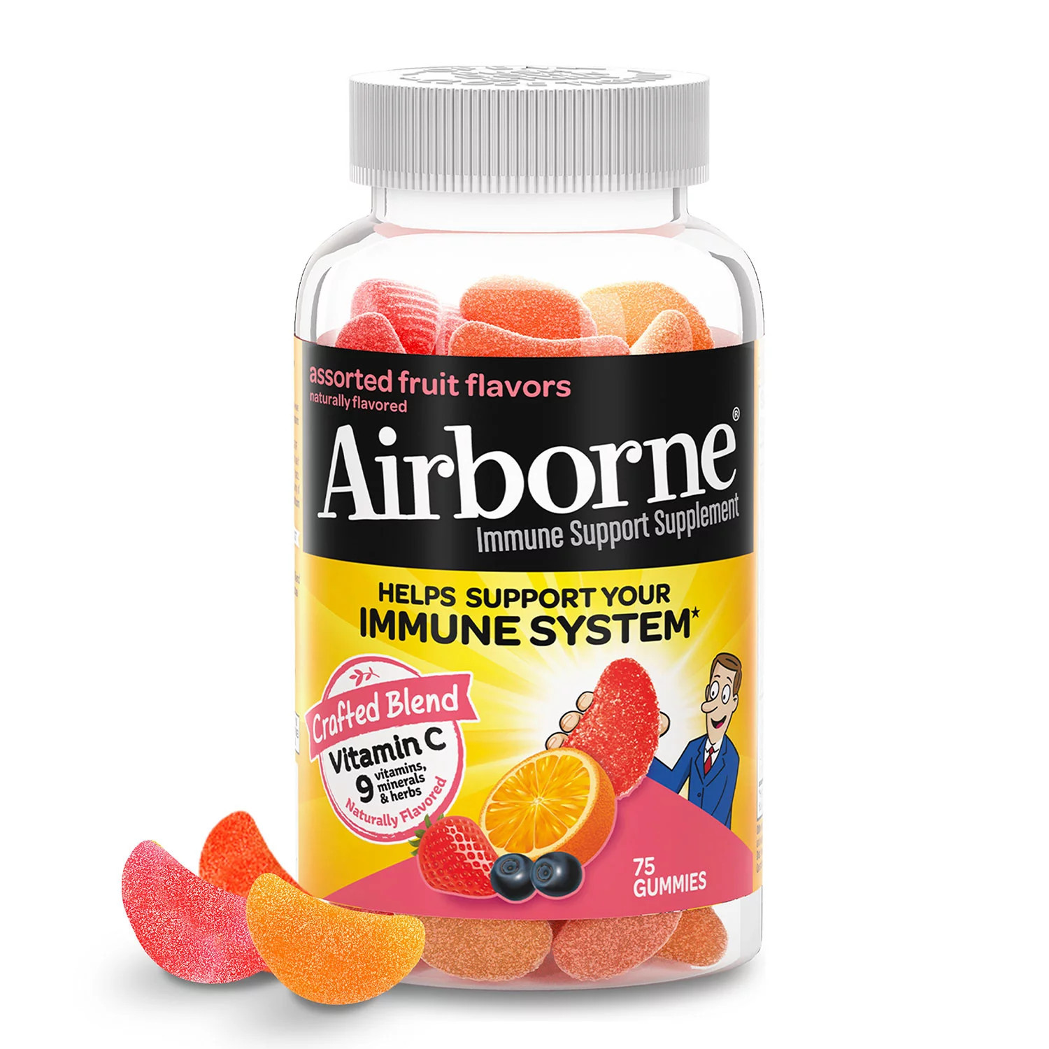 Airborne Vitamin C Immune Support Gummies, 750 mg, 75 ct. | Sam's Club