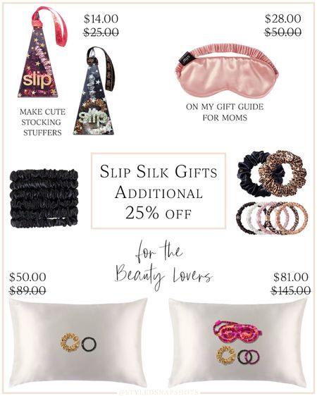Silk slip sale - additional 25% off // beauty gift guide 

#LTKHoliday #LTKGiftGuide #LTKunder50