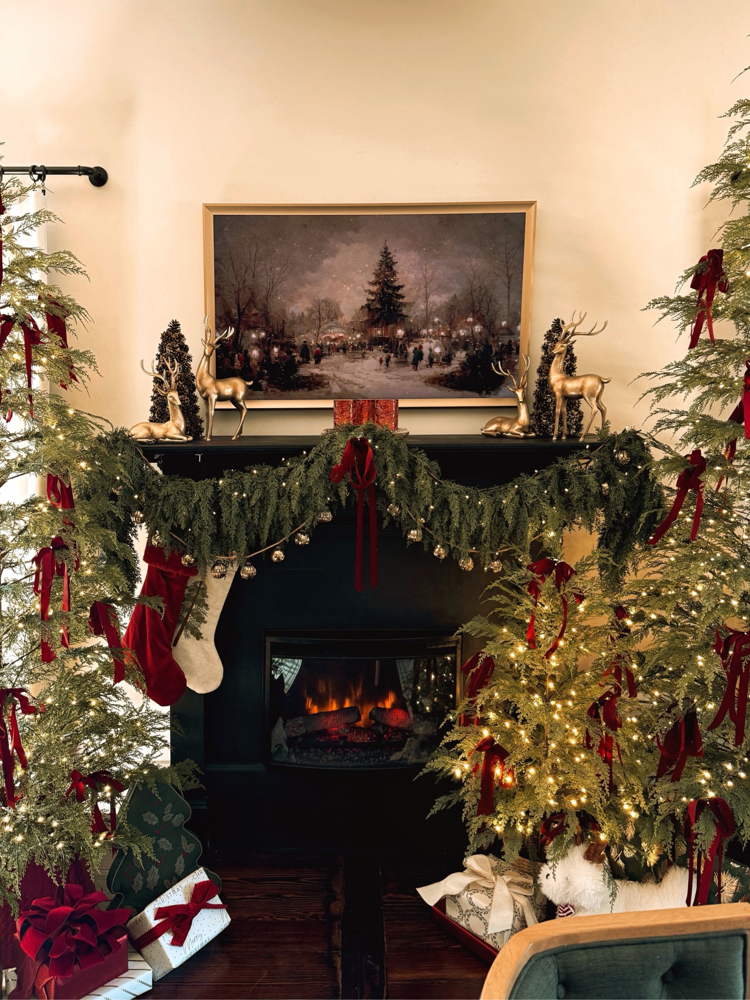 Our viral 9 foot cedar garland was restocked but it’s already gone again which makes me think it’s probably being restocked periodically during the day! Here’s the link so you can keep tabs on it! 

#LTKHome #LTKFindsUnder50