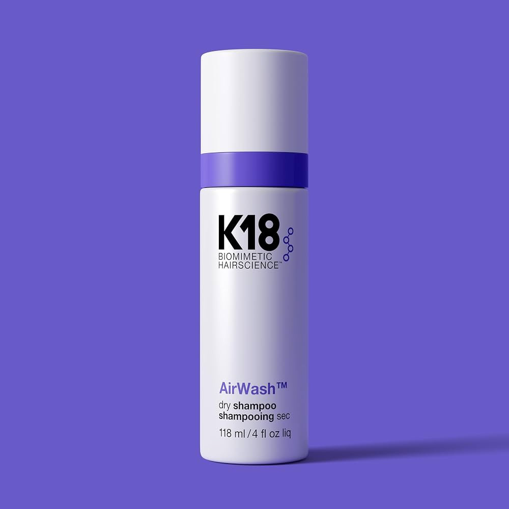 Amazon.com: K18 AirWash\u2122 Dry Shampoo, Non-Aerosol, Balances Scalp & Controls Excess Oil Production, 4 Fl Oz : Everything Else | Amazon (US)
