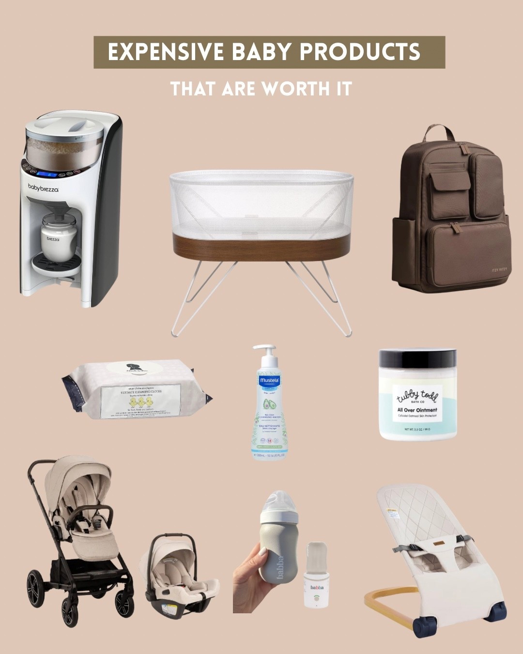 Expensive baby items that are actually worth it! #babyessentials 

#LTKBaby