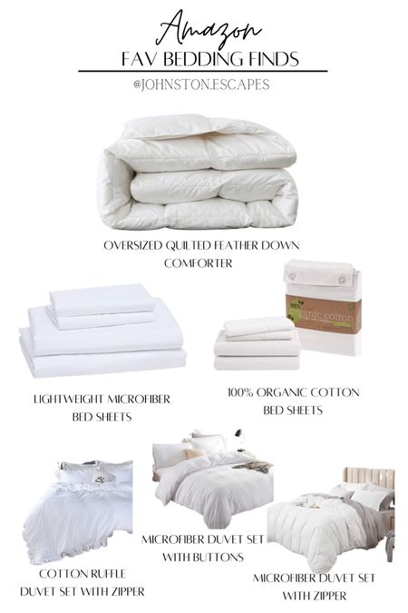 We own three airbnbs so we have tested lots of bedding! These are our favorite finds for a reasonable price!